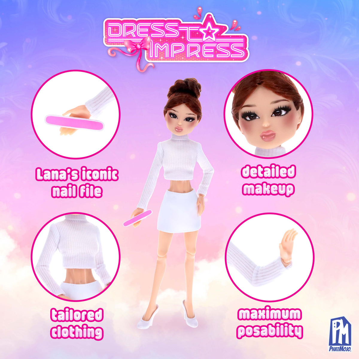 DRESS TO IMPRESS - Lana Fashion Doll (12" Tall, Series 1) [Includes DL Dress To Impress DRESS TO IMPRESS - Lana Fashion Doll (12" Tall, Series 1) [Includes DL Dress To Impress
